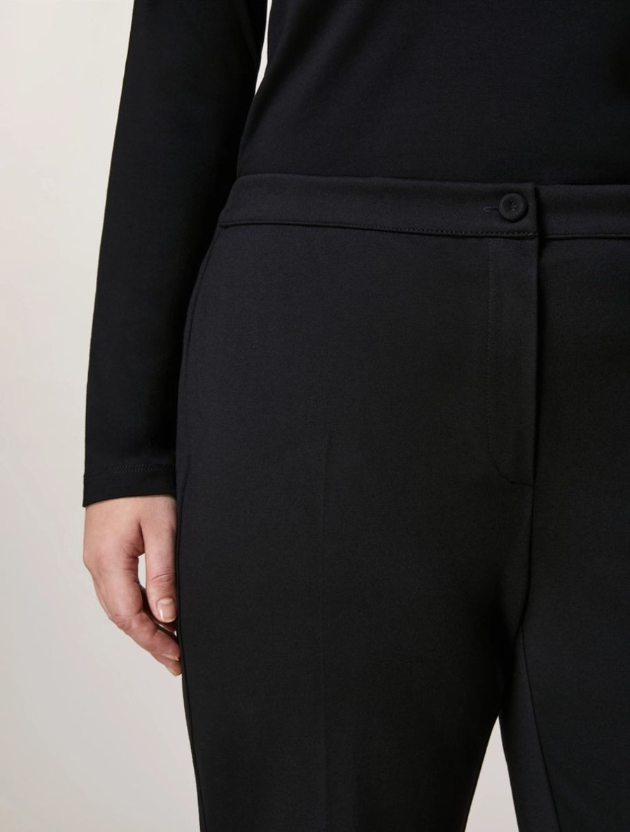 Technical Fabric Trousers Black Best