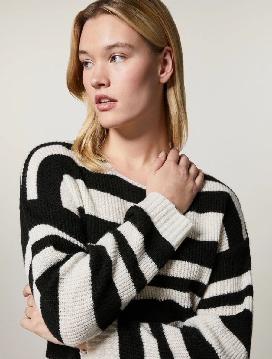 Wool-Blend Sweater Sand Clearance