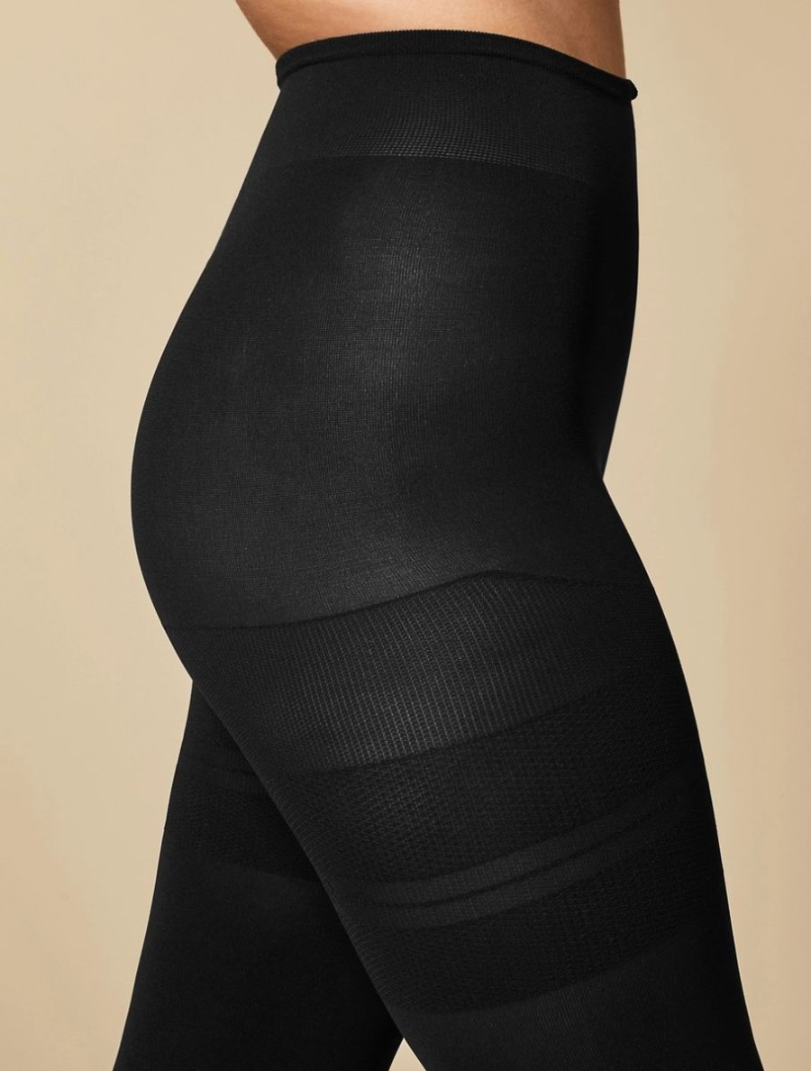 100 Denier Microfibre Leggings Black Wholesale