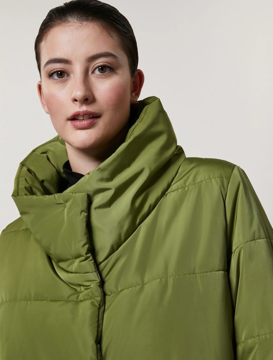 Water-Repellent Canvas Heavy Jacket Green Clearance