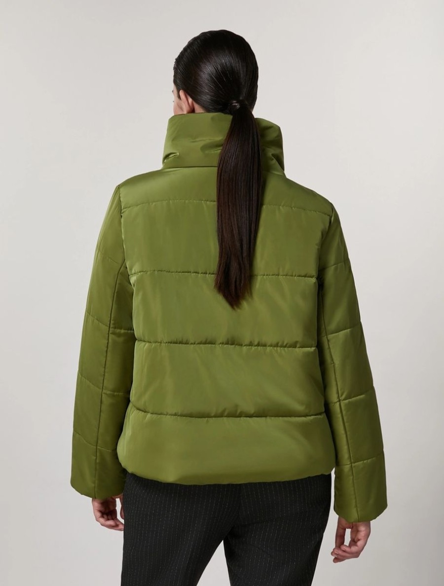 Water-Repellent Canvas Heavy Jacket Green Clearance